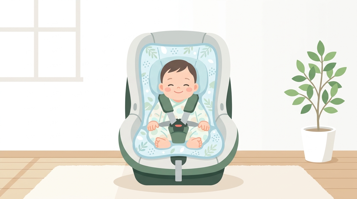 春のお出かけ前にチェックしたい赤ちゃん用チャイルドシート冷感シート、あせもの不安を減らす選び方まとめ 관련 이미지
