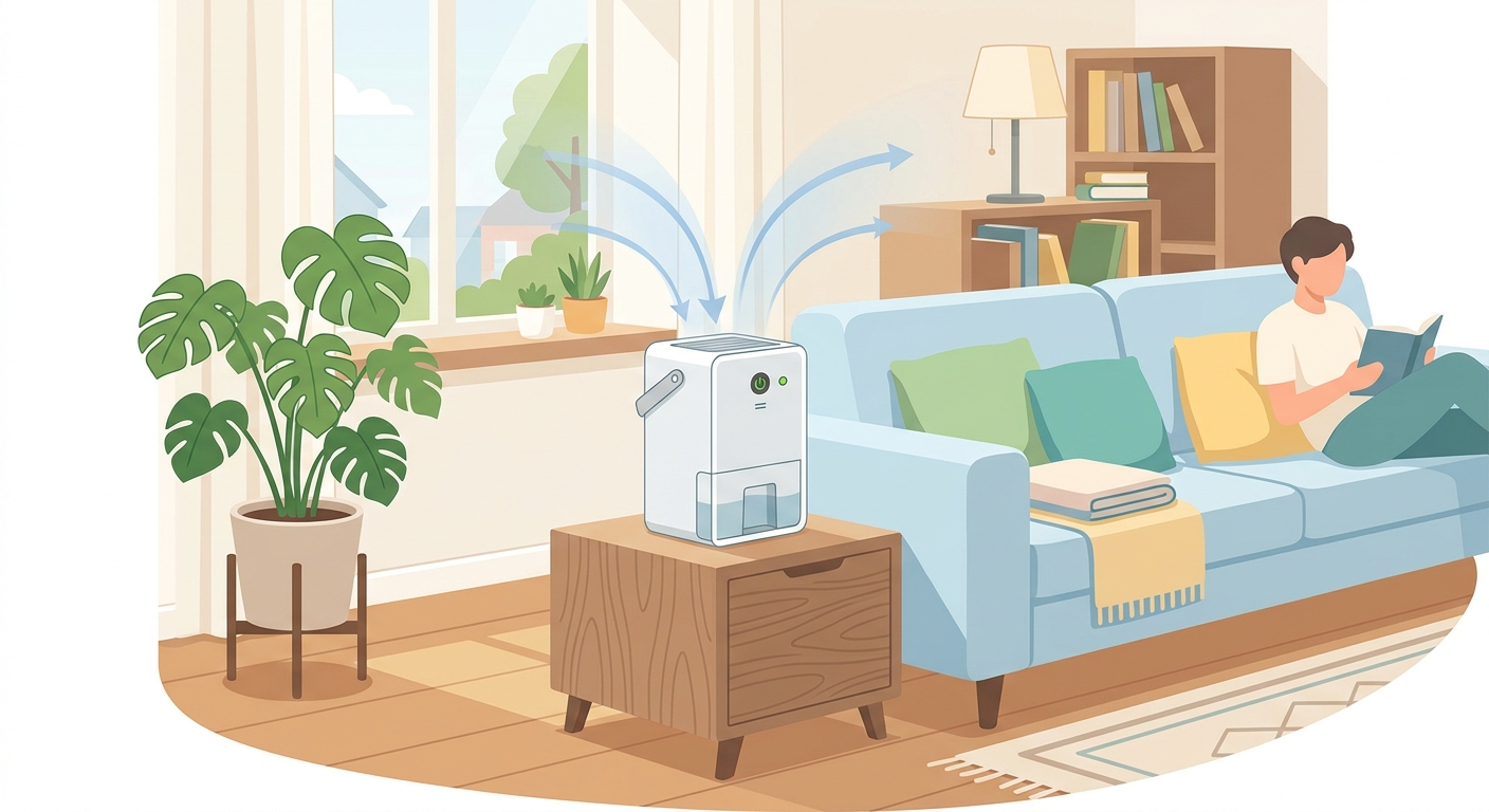 Does It Really Make a Difference When Spring Laundry Won’t Dry? From How to Choose a Compact Dehumidifier to Using One in a Studio Apartment or Baby Room 관련 이미지