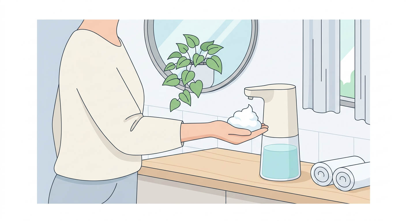 赤ちゃんのいる家庭の春の手洗いバトル、幼児向け自動泡ハンドソープディスペンサーは本当に便利？ 관련 이미지