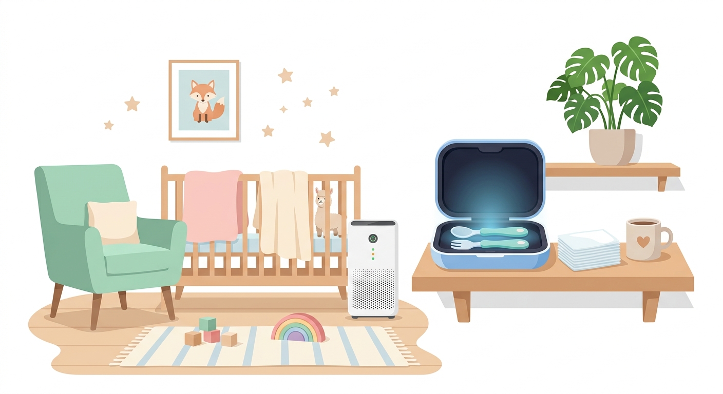 봄 소풍 시즌 전에 보는 유아용 휴대용 식기 소독 케이스, 젖병 소독기 대신 쓸 수 있을까? 관련 이미지