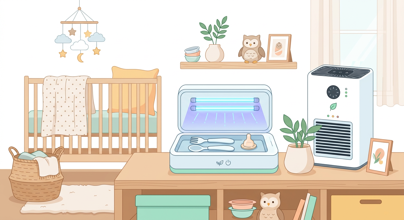 Portable Baby Utensil Sanitizing Cases Before Spring Picnic Season: Can They Replace a Bottle Sterilizer? 관련 이미지