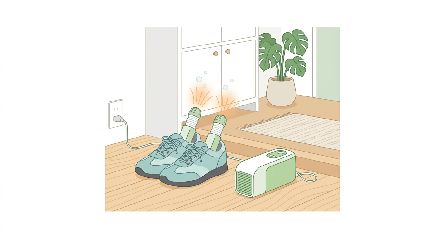 花粉が入り込む春、玄関にミニ靴乾燥機兼除菌機を1台置くべき？スニーカー・子ども靴目線で整理 관련 이미지