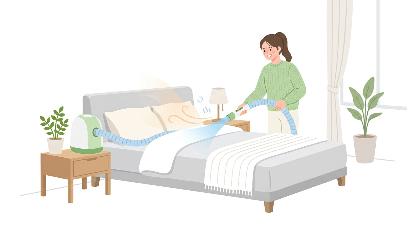 봄 알레르기 시즌 빨래가 더 신경 쓰인다면? 의류 건조기 말고 침구 건조기 고를 때 보는 기준 관련 이미지