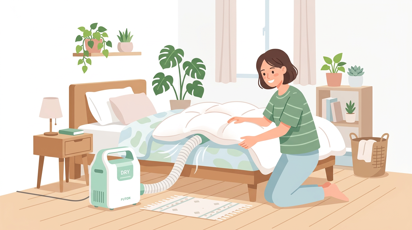 春のアレルギーシーズンで洗濯や寝具の湿気が気になるなら？衣類乾燥機ではなく布団乾燥機を選ぶときに見るポイント 관련 이미지