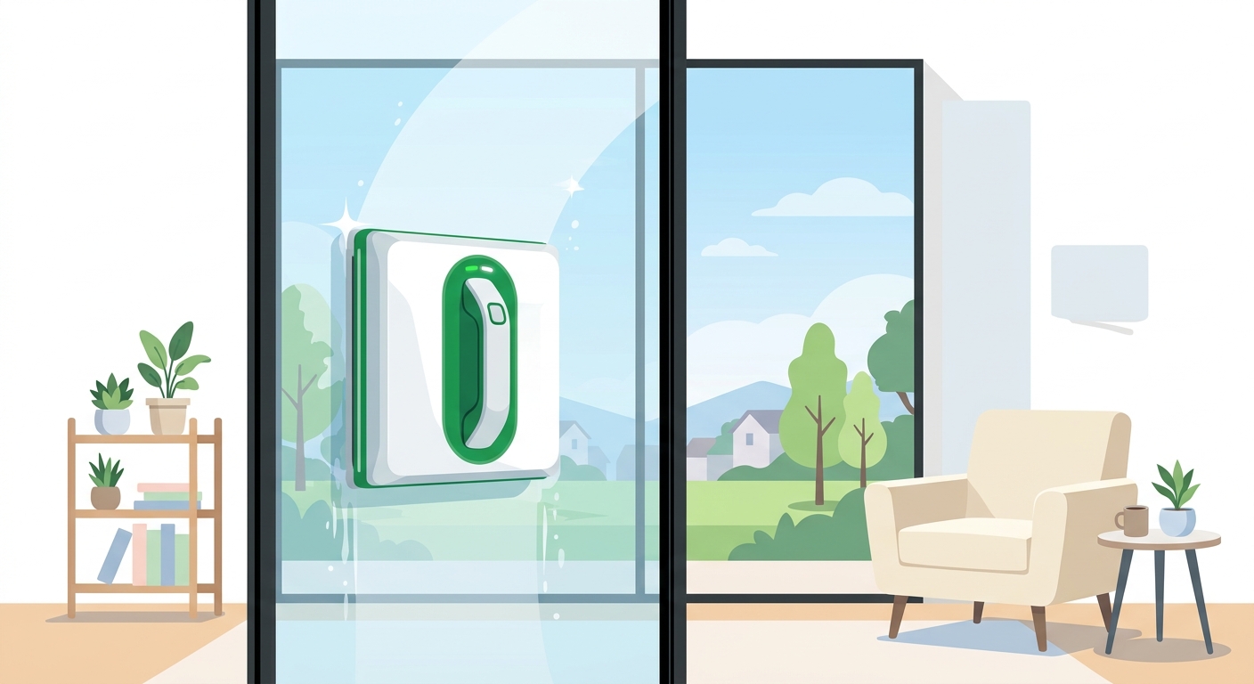 봄 황사 지나도 끝이 아니더라고요, 아이 있는 집 로봇창문청소기 고를 때 꼭 보는 포인트 관련 이미지