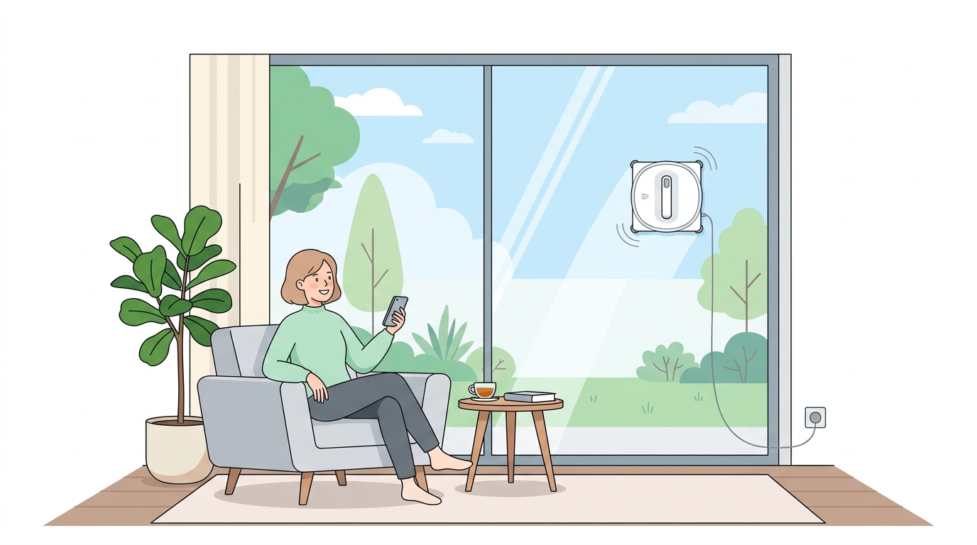 Even After Spring Dust Season Passes, What Families with Kids Should Really Look for in a Robot Window Cleaner 관련 이미지