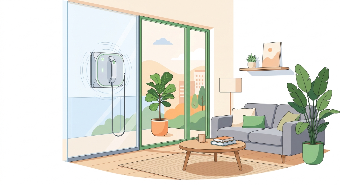 春の黄砂が落ち着いたあとも油断できない、子どものいる家庭でロボット窓掃除機を選ぶときに必ず見たいポイント 관련 이미지